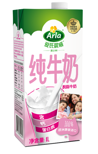 脱脂纯牛奶