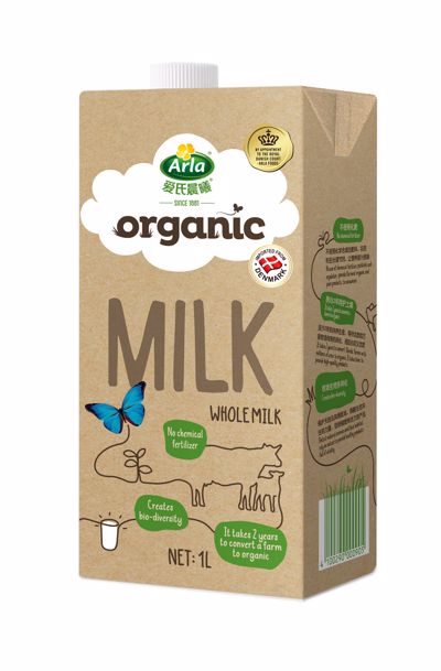 Arla ®爱氏晨曦 ™有机全脂牛奶